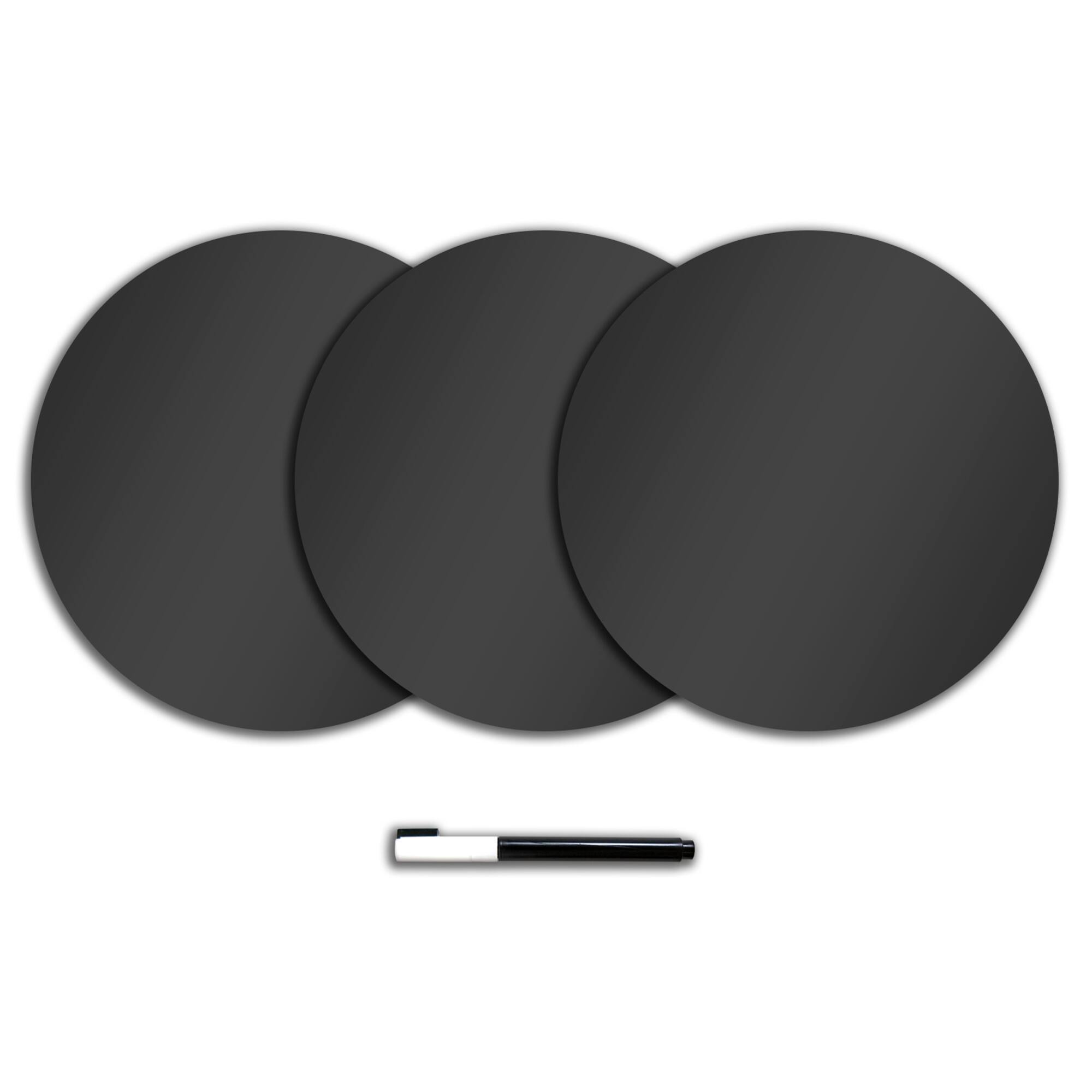 Wallpops Charcoal Dry Erase Dot Decals, 3ct.